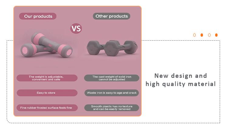 Lady Home-Use Small 5-in-1調整可能な重量ダンベル