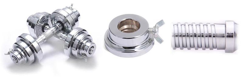 フィットネススチールメッキダンベル無料バーベル フィットネススチールメッキダンベル無料バーベル