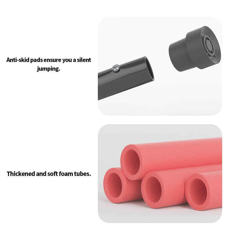 エンクロージャーネットを備えた55インチの丸いトランポリン エンクロージャーネットを備えた55インチの丸いトランポリン