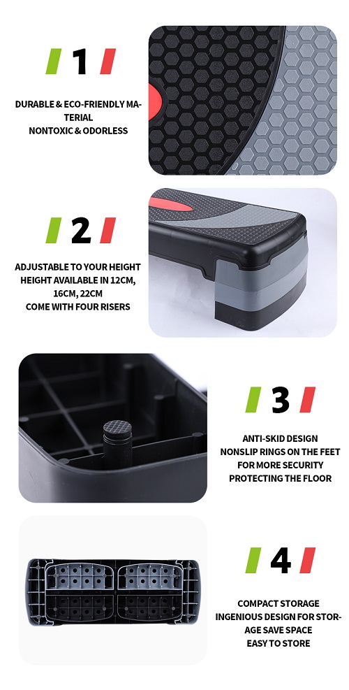 スタジオ運動機器調整可能な有酸素ステップアップ