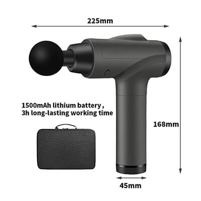 LEDタッチスクリーンマッサージガン