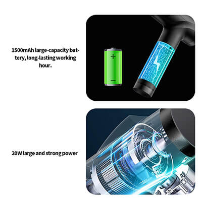 LEDタッチスクリーンマッサージガン