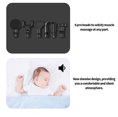 LEDタッチスクリーンマッサージガン