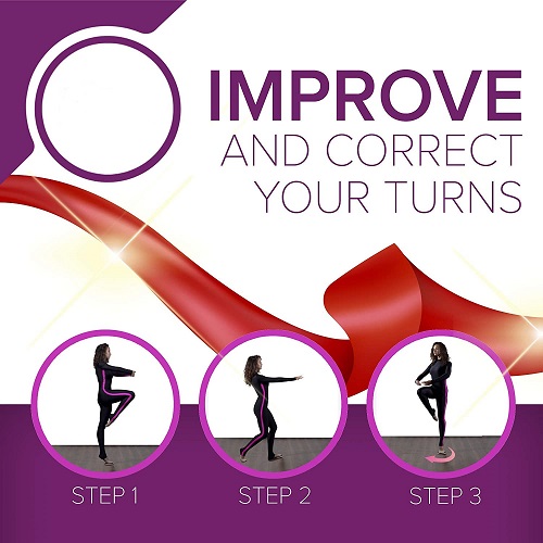 バレエダンスターンピルエットボード新しいサークルデザインバレエターニングボードターニングボードダンサーのターニングボード