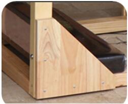 ピラティスはしごバレル全体の補強と安定性