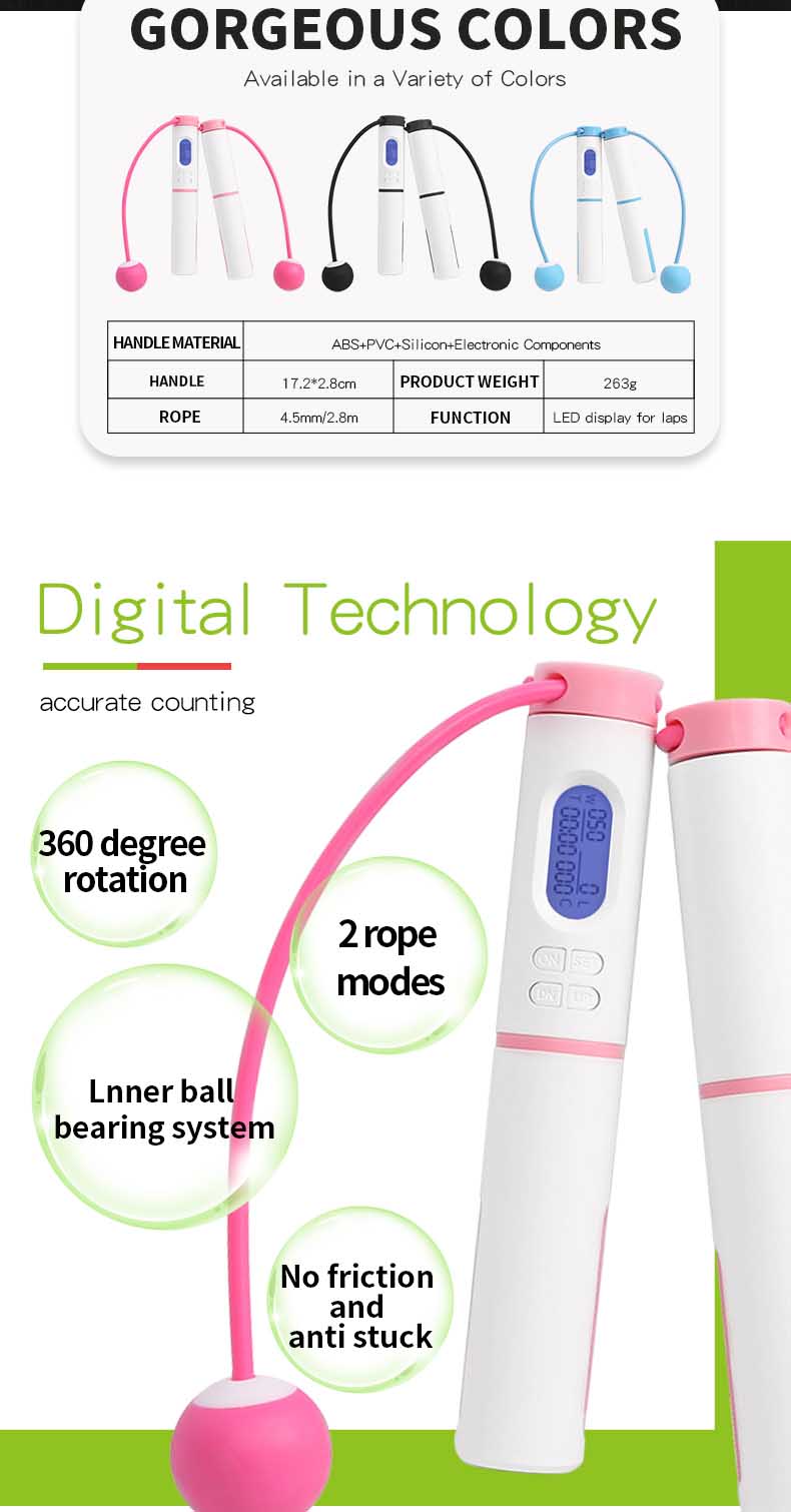 スマートカウントジャンプロープ卸売