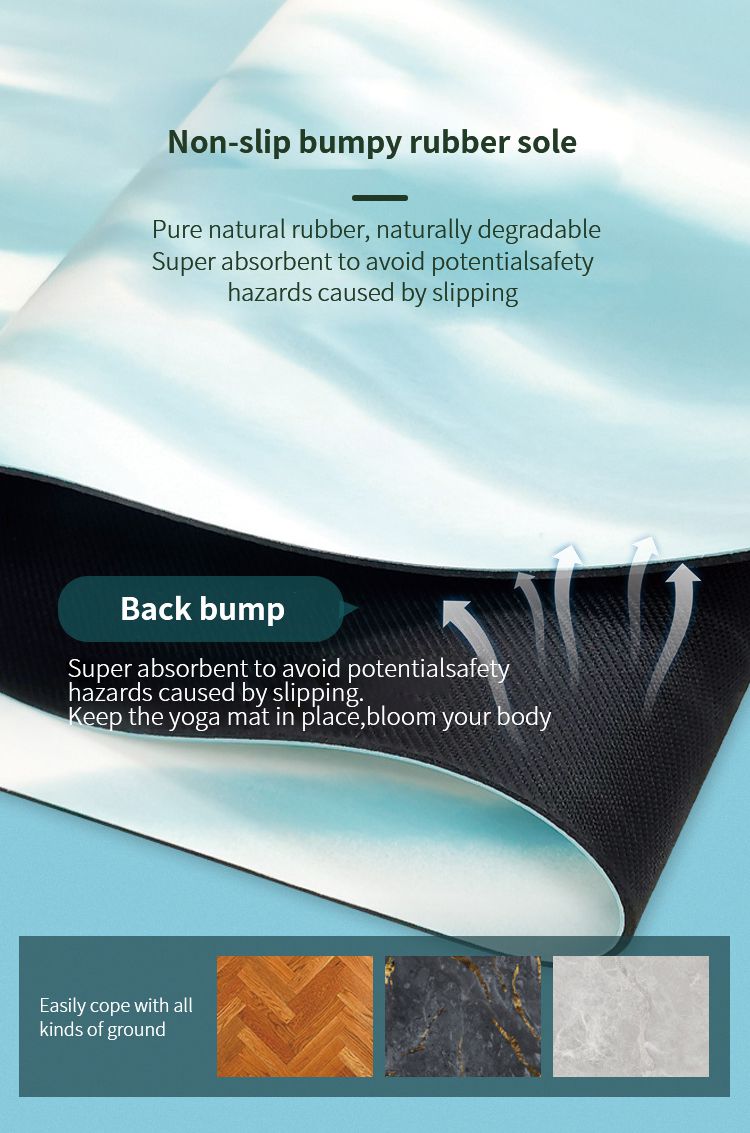 カラフルな天然ゴムヨガマット カラフルな天然ゴムヨガマット