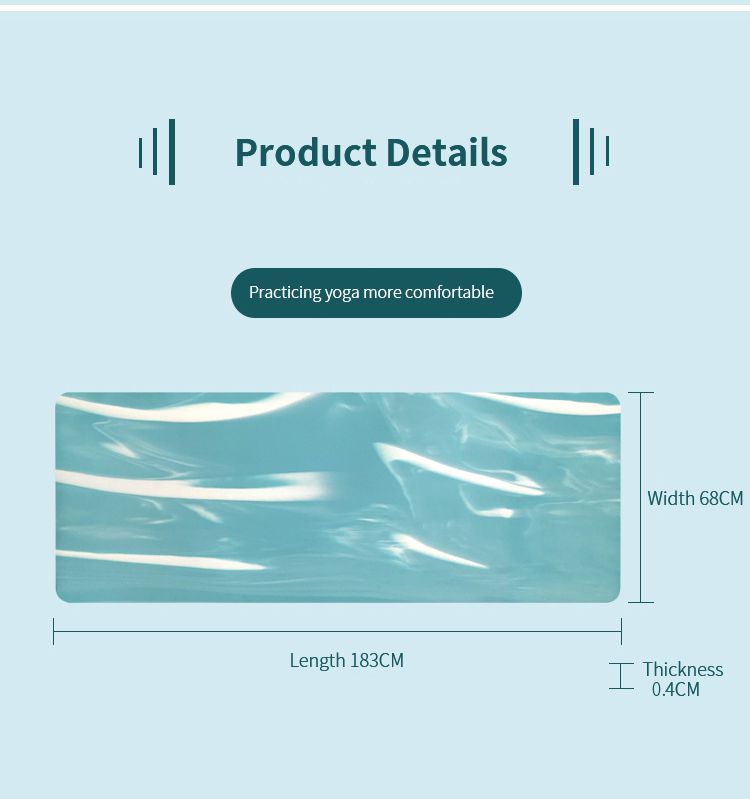 カラフルな天然ゴムヨガマット カラフルな天然ゴムヨガマット