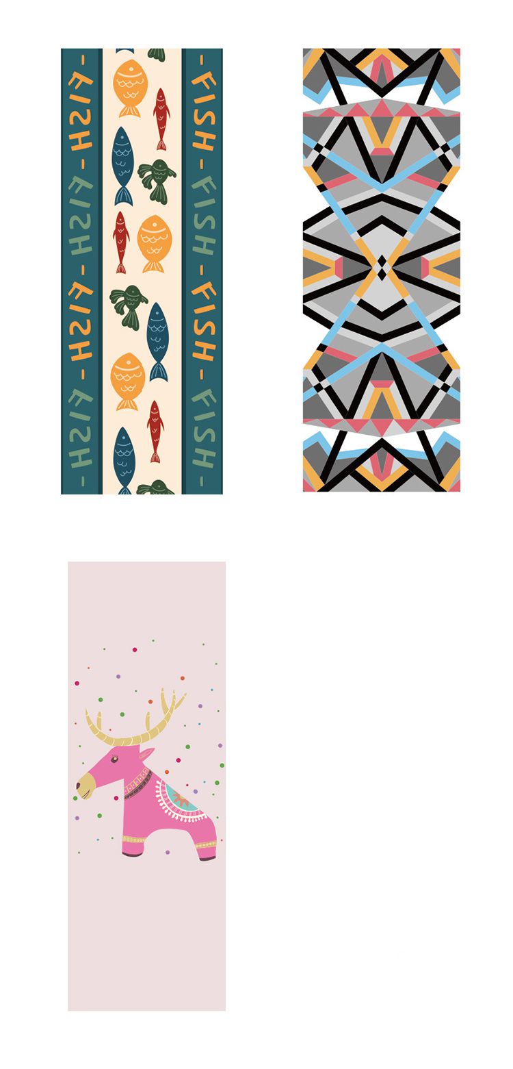 プリントヨガタオル