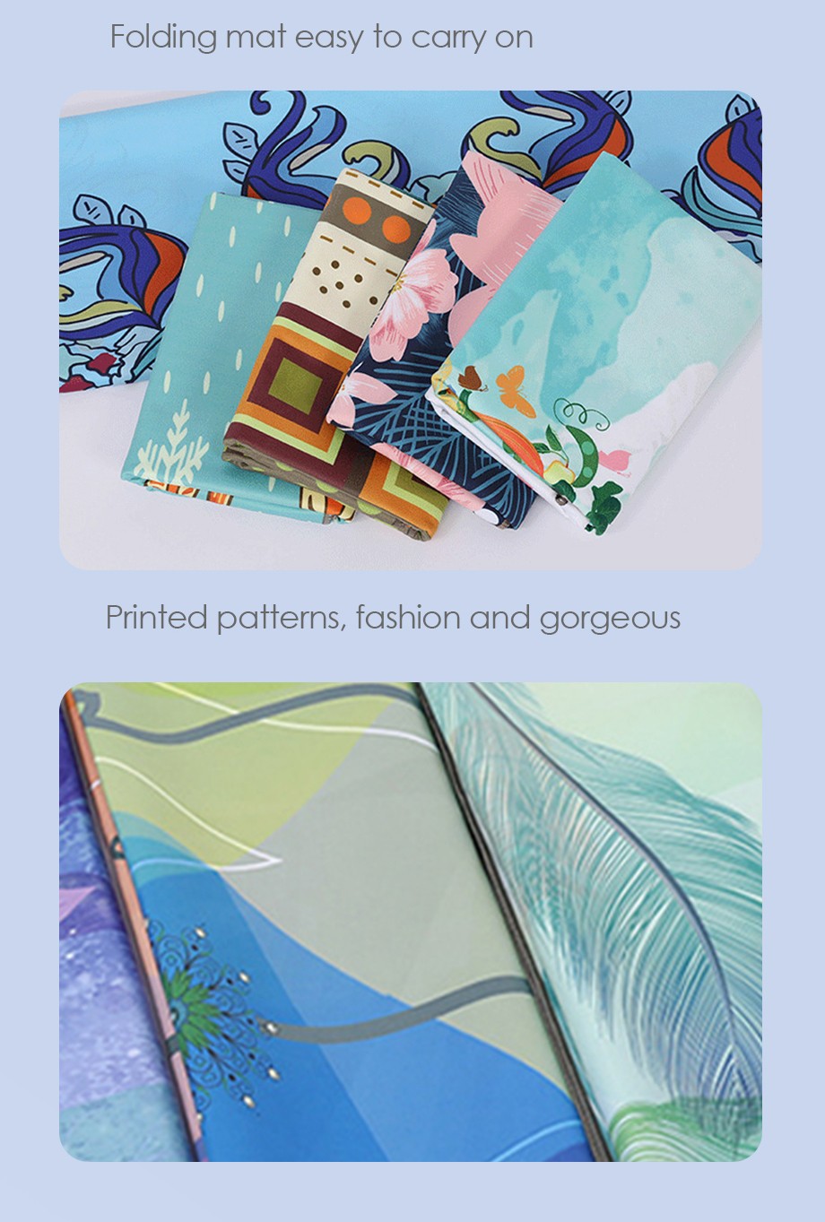 マイクロファイバーヨガタオル