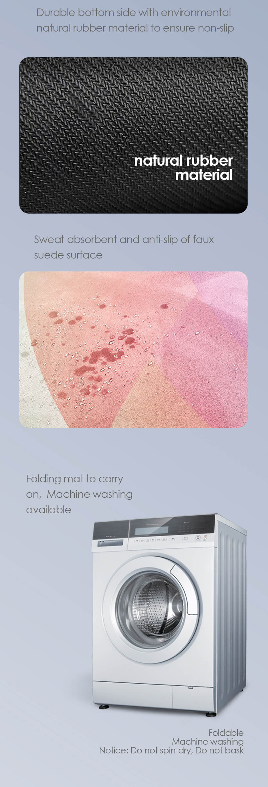 ポータブル滑り止めヨガタオル ポータブル滑り止めヨガタオル