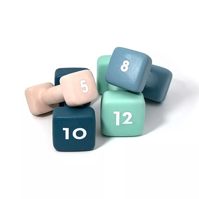 卸売りの女性の色ネオプレン鋳鉄の四角いダンベル