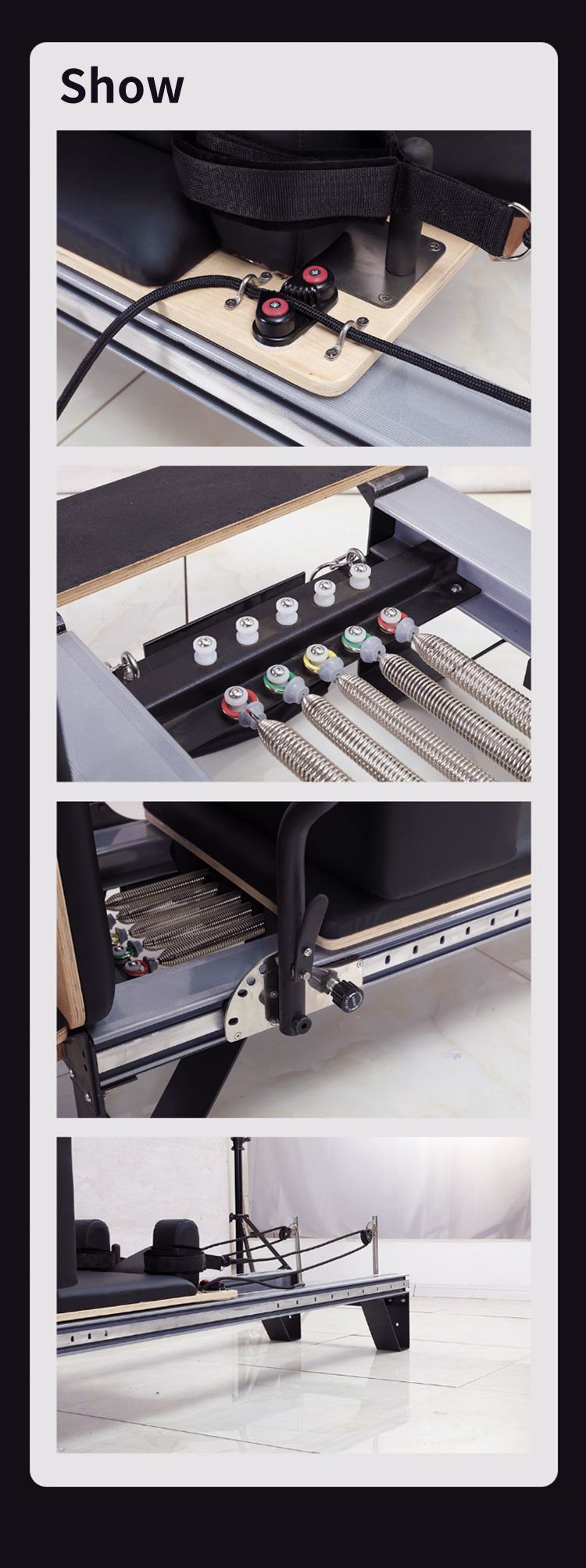 アルミニウム合金ピラティスコアベッド