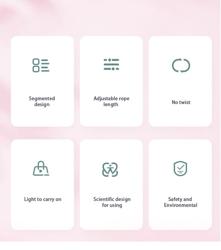 PVCセグメント化されたスキップロープ PVCセグメント化されたスキップロープ