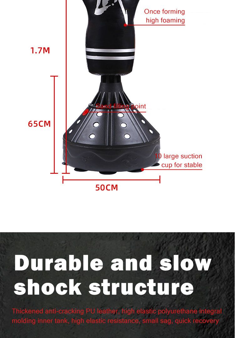 スタンディングヒューマノイドボクシングパンチバッグ