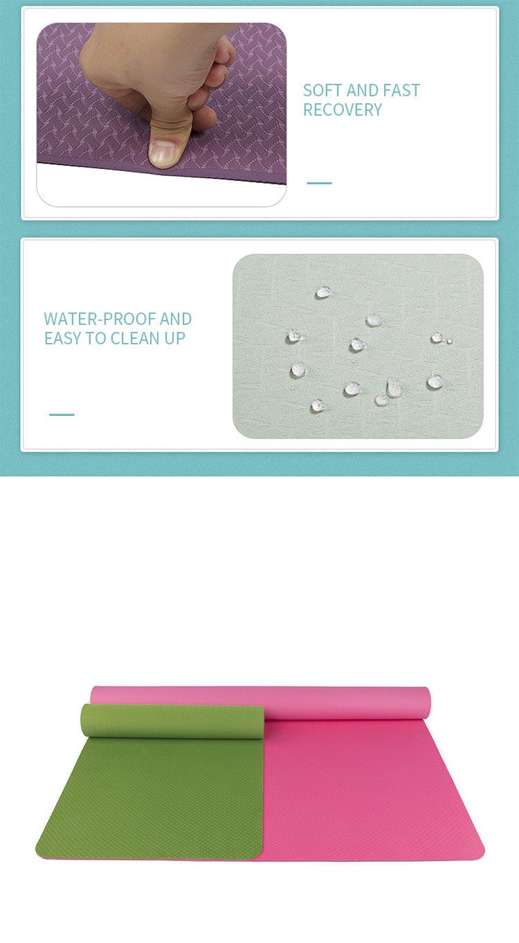 TPE特別な滑り止めフィットネスマット