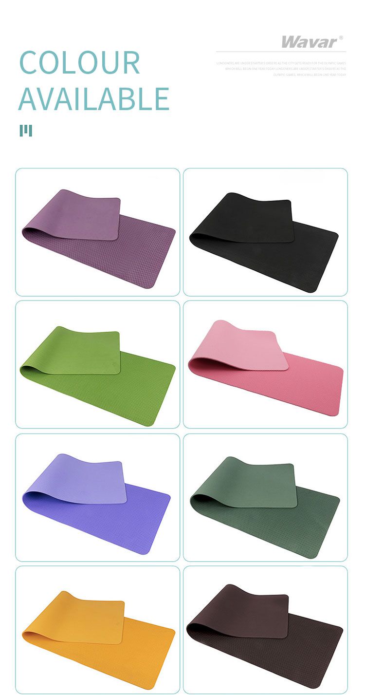 TPE特別な滑り止めフィットネスマット