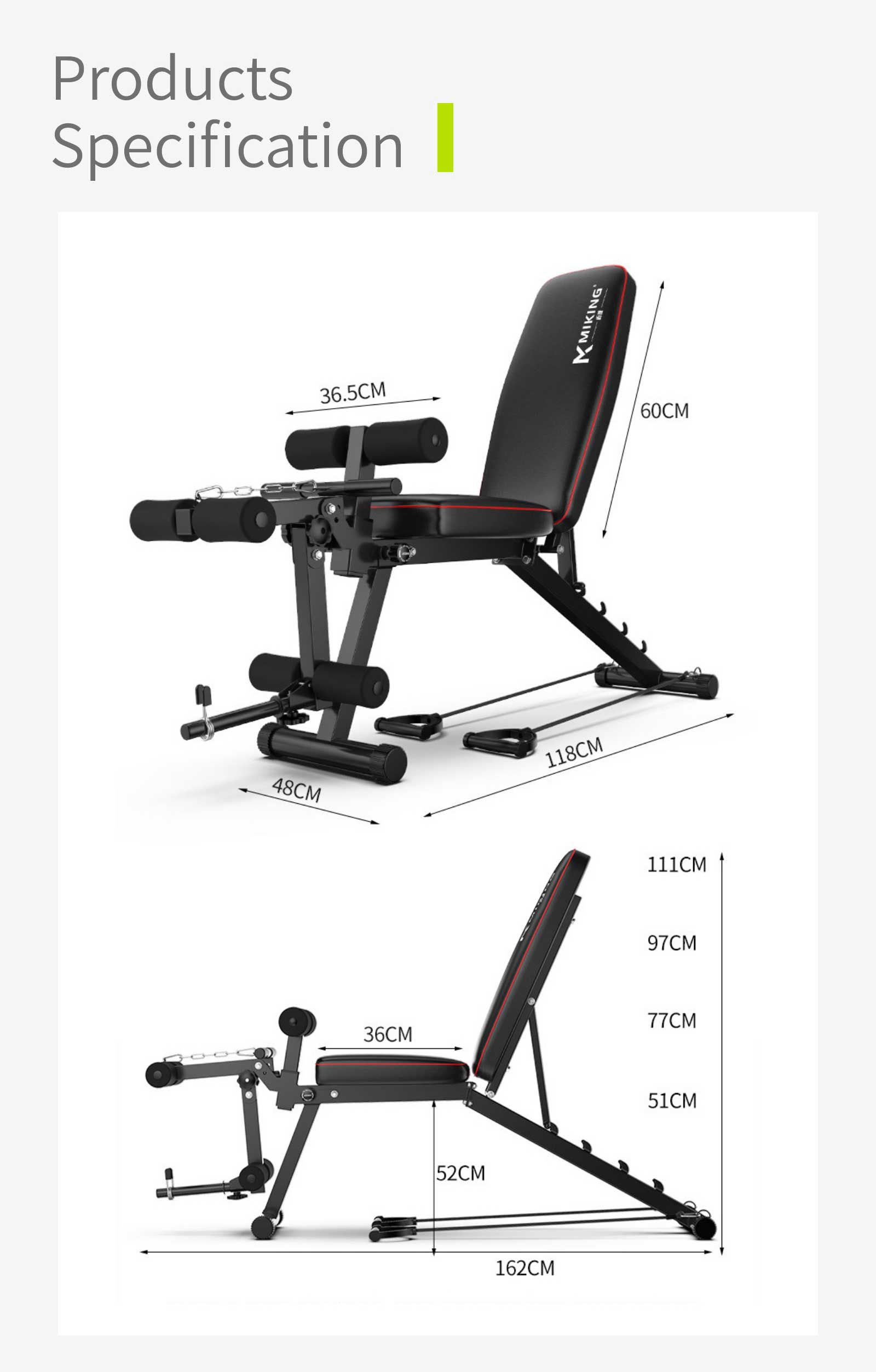 折りたたみ可能なベンチプレスダンベルベンチ