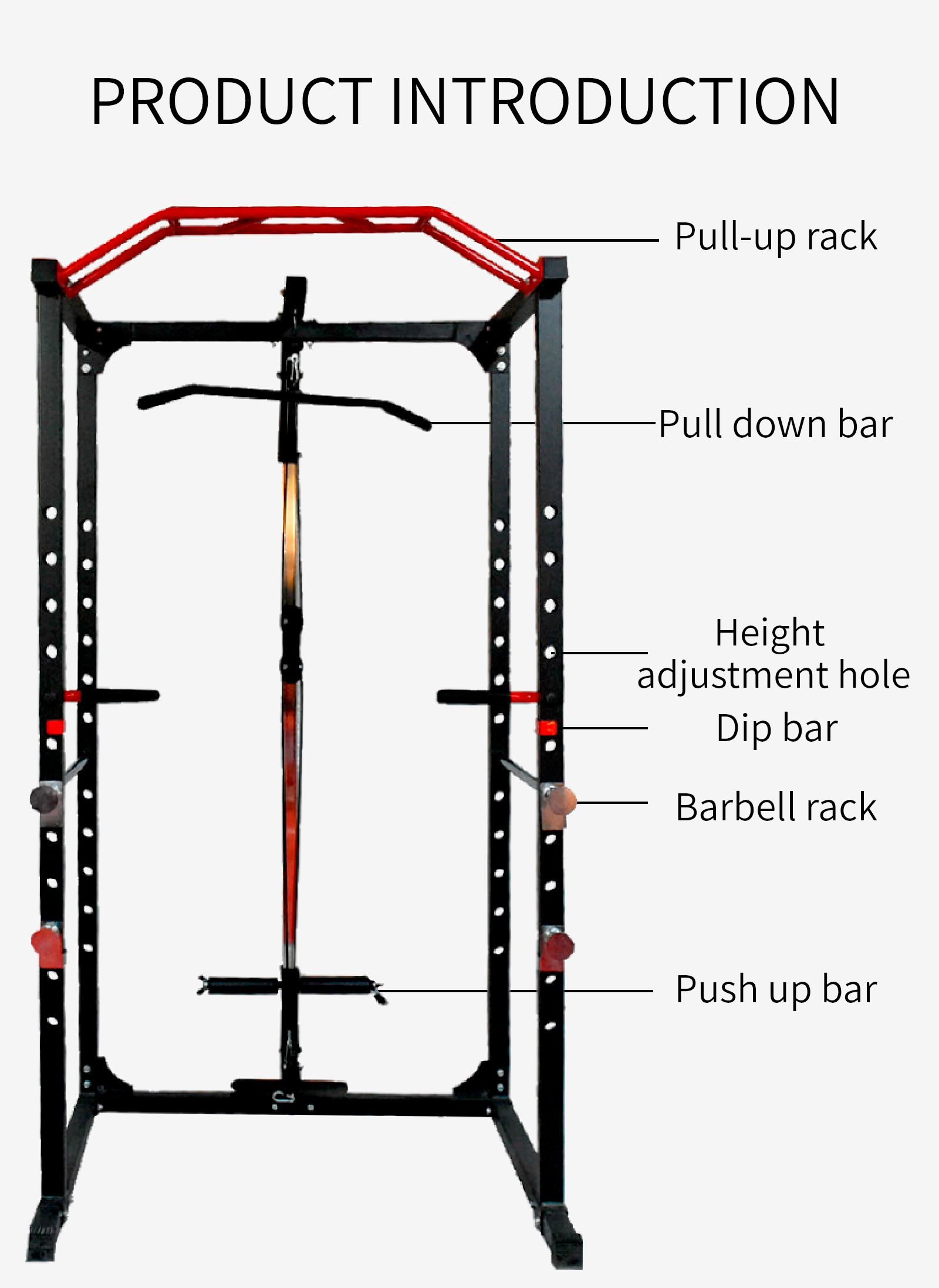 家庭用スクワットラック