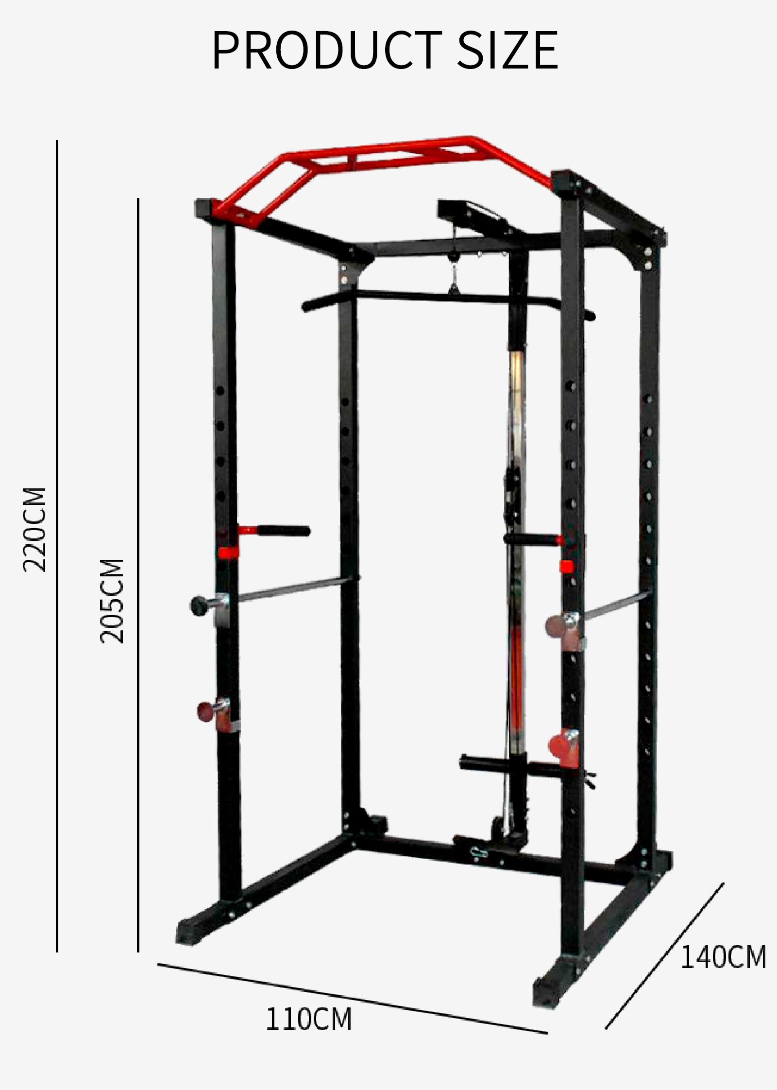 家庭用スクワットラック