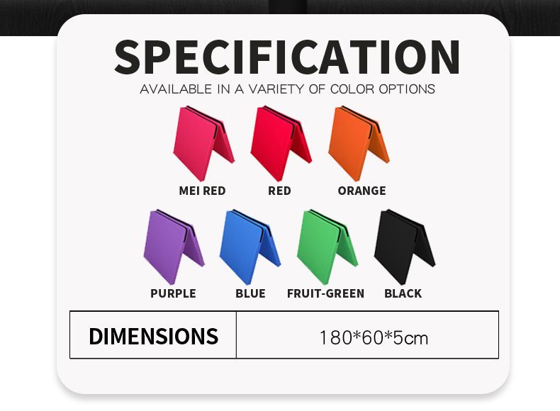 折り畳み式の肥厚した体操エクササイズマット 折り畳み式の肥厚した体操エクササイズマット