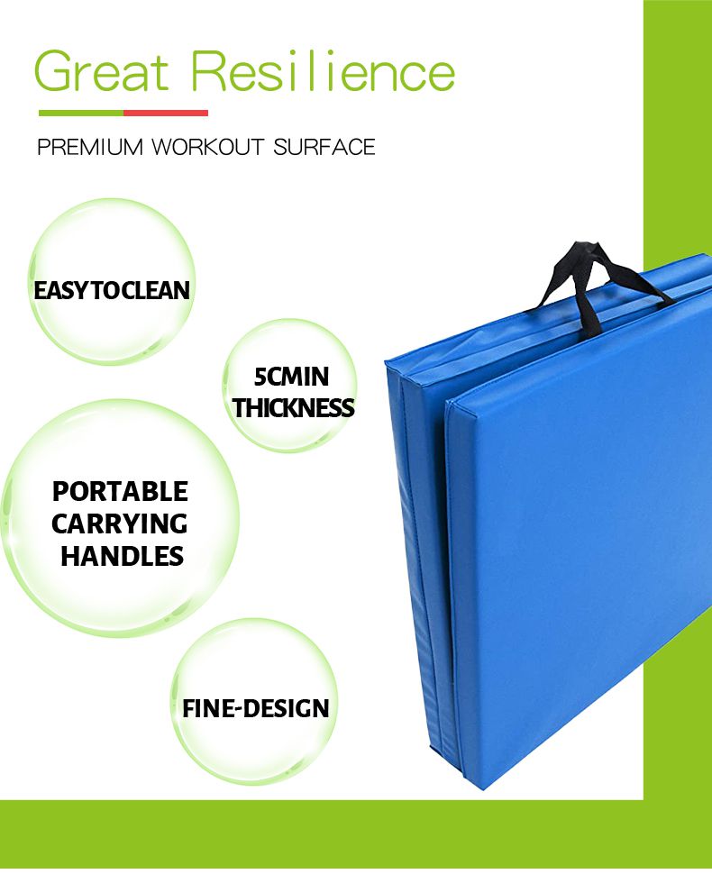 折り畳み式の肥厚した体操エクササイズマット 折り畳み式の肥厚した体操エクササイズマット
