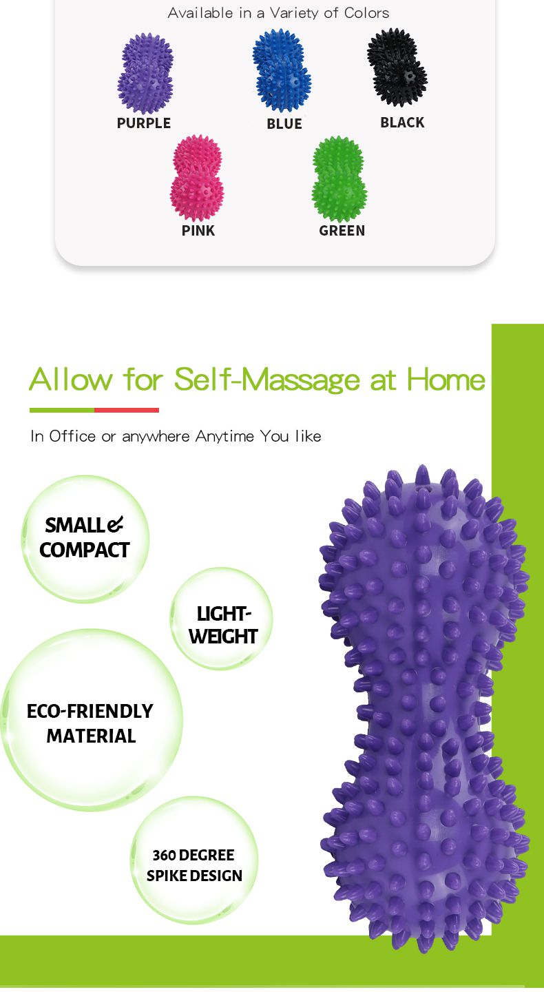 ピーナッツスパイクシェイプPVCマッサージボール ピーナッツスパイクシェイプPVCマッサージボール