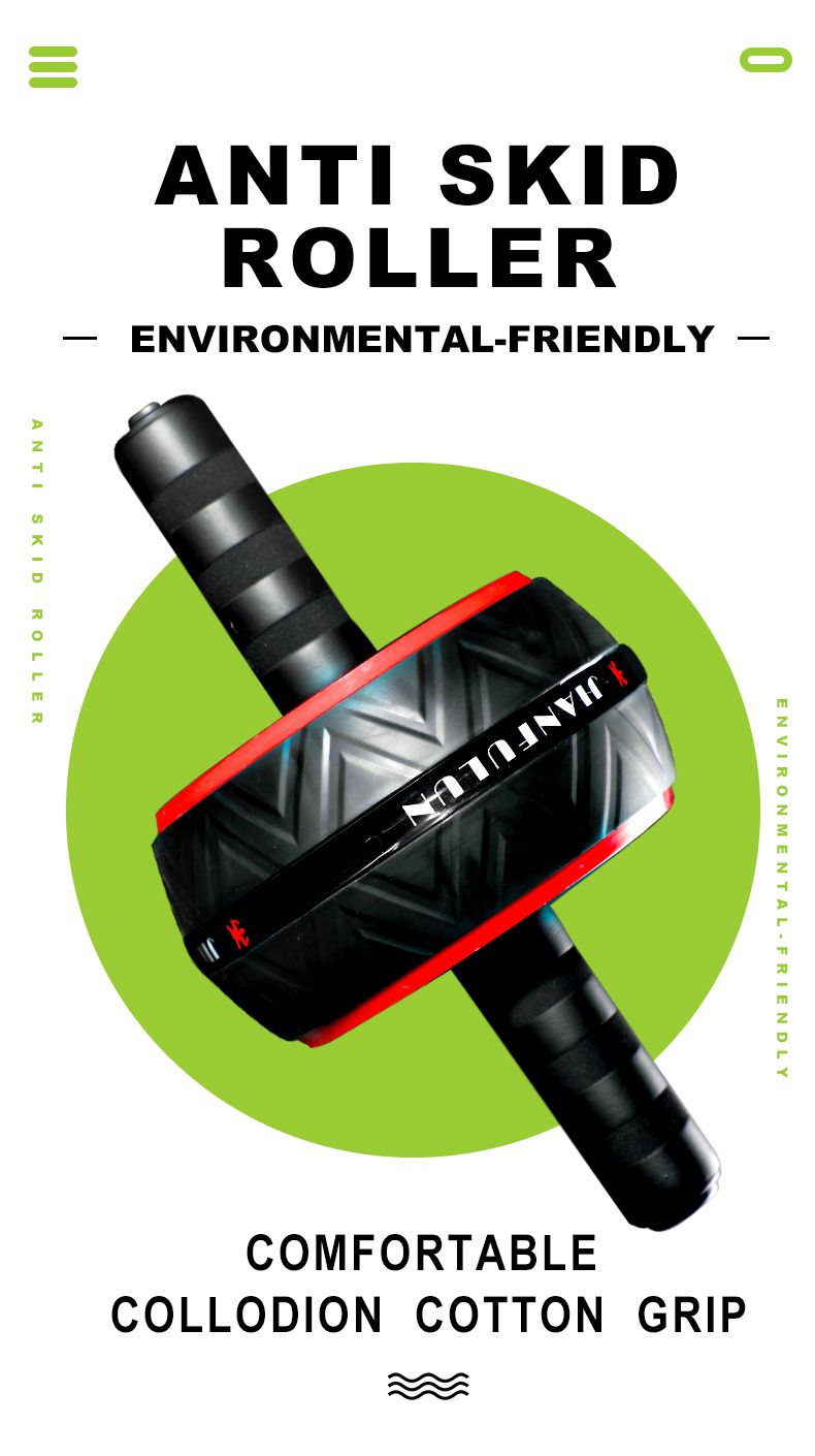 腹部ローラーとパッド膝マット