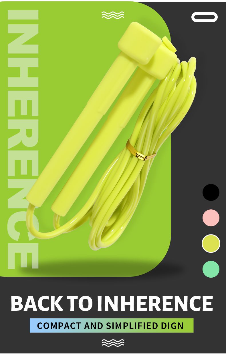 滑り止めハンドルを備えた調整可能なPVCジャンプロープ