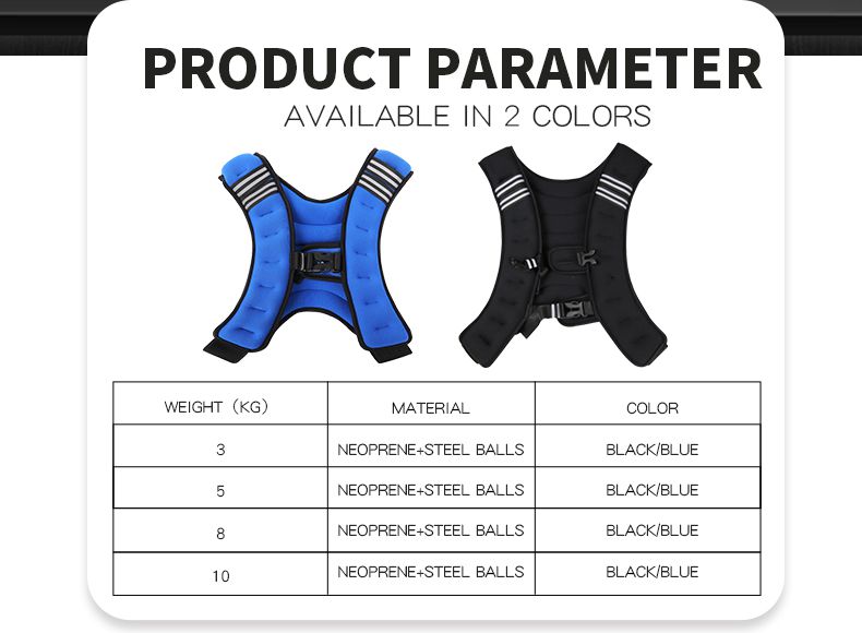 反射ストライプでエクササイズの加重ベスト 反射ストライプでエクササイズの加重ベスト