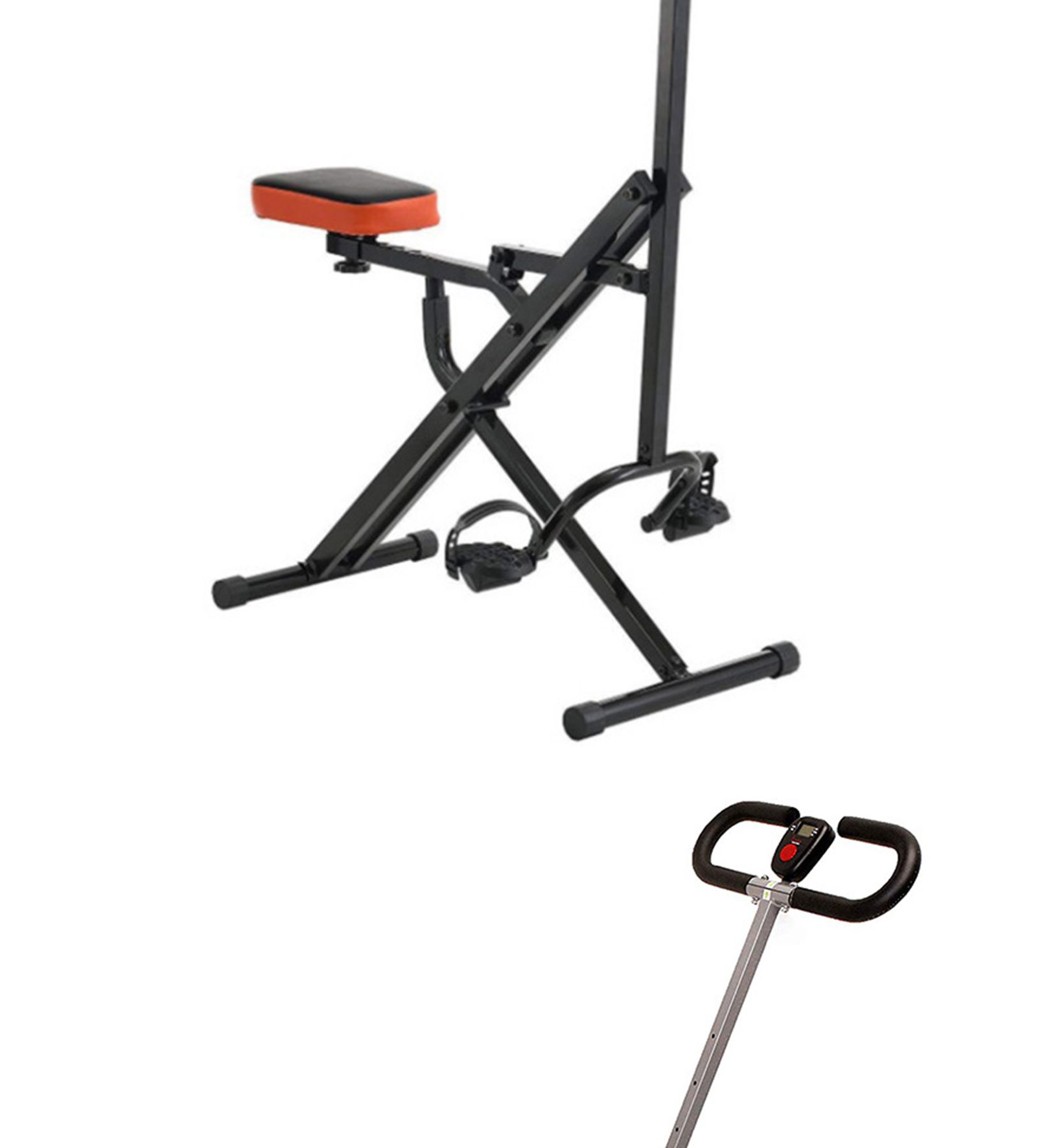 スクワットローワーライドマシン