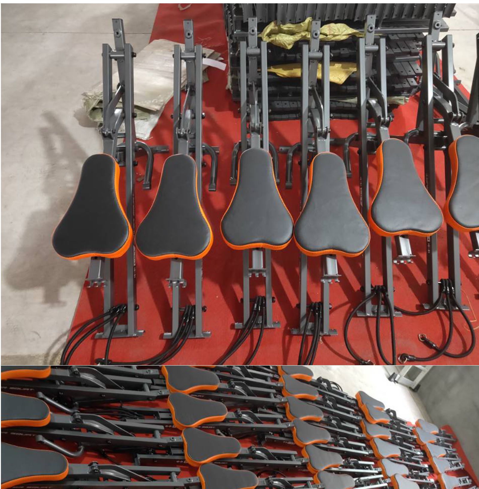 スクワットローワーライドマシン