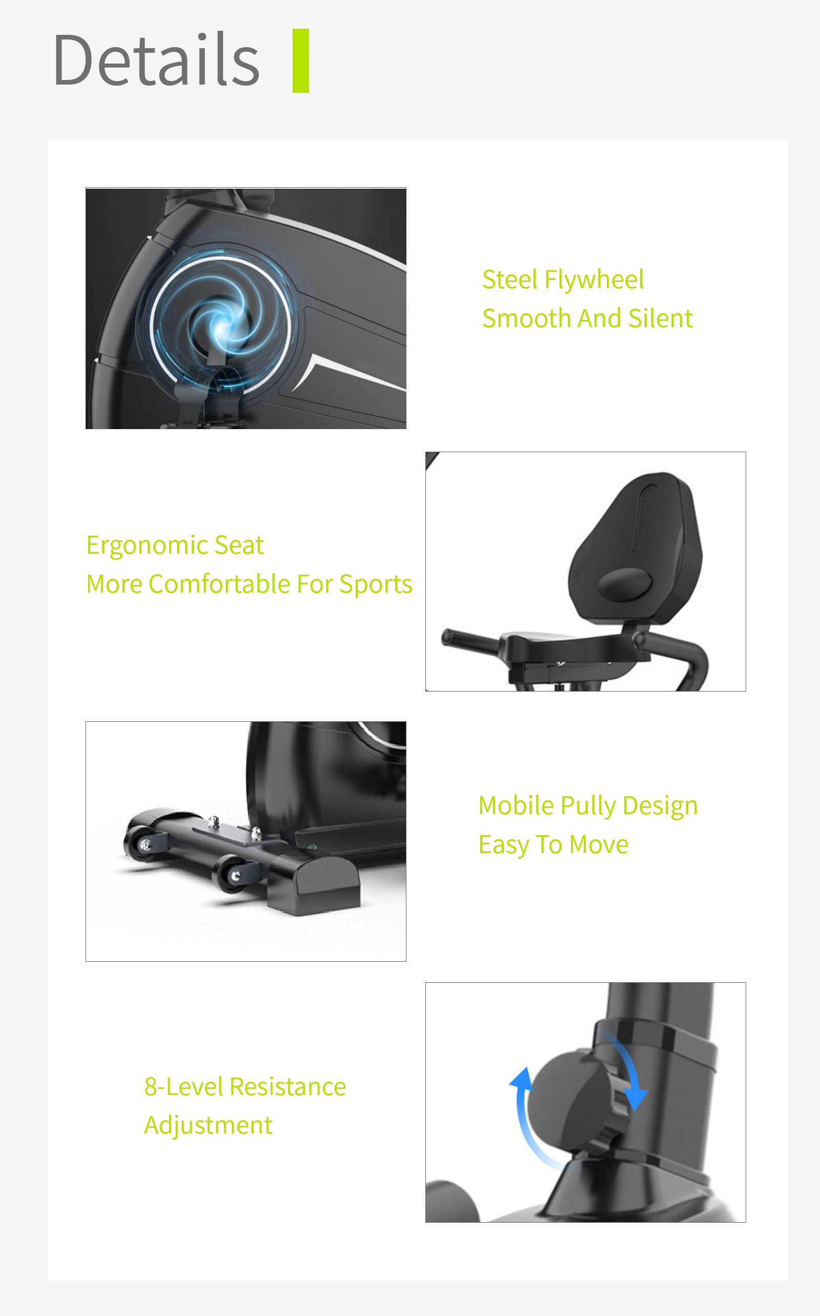 ホームリカンベントエクササイズバイク