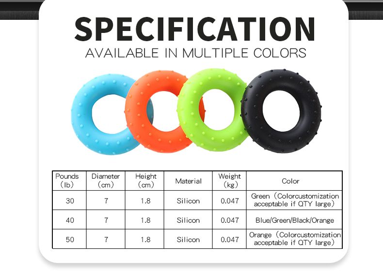 ラバーテニコイトハンドグリップトレーナーリング