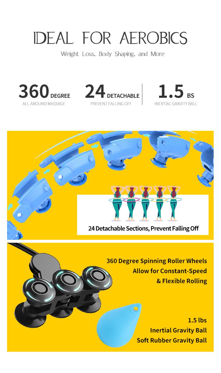 スマートな重み付きフラフープ スマートな重み付きフラフープ