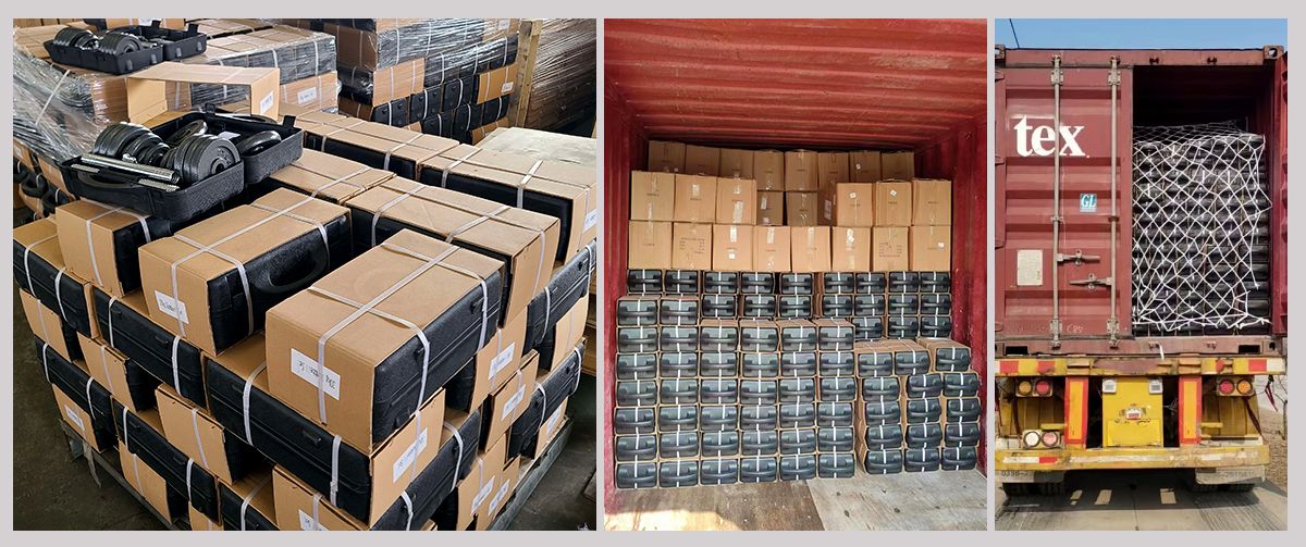 卸売多機能鉄鋳造ペイントダンベルバーベルキット