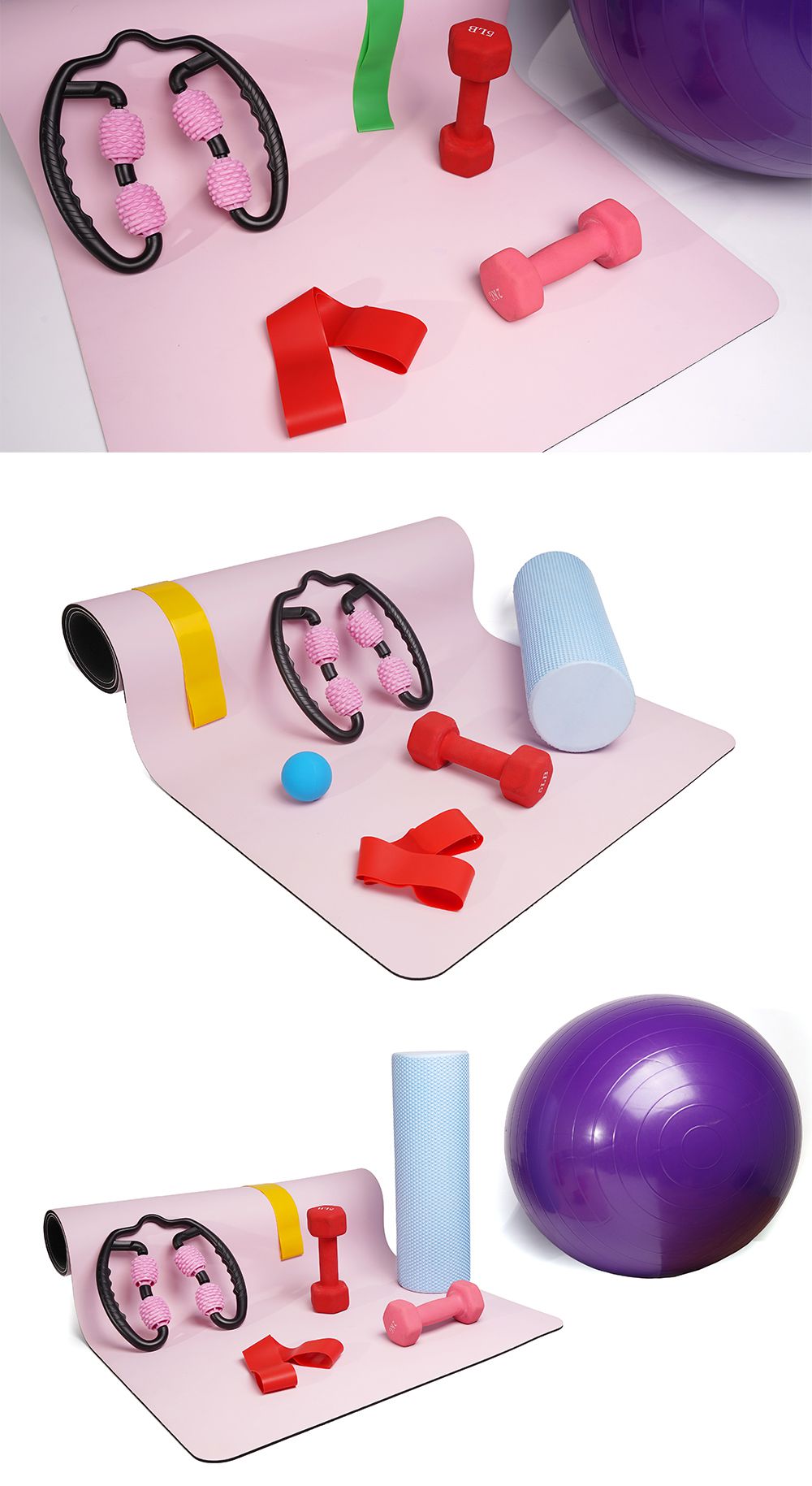 PUヨガマットストレッチキット