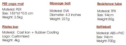 ヨガストレッチトレーニングセット