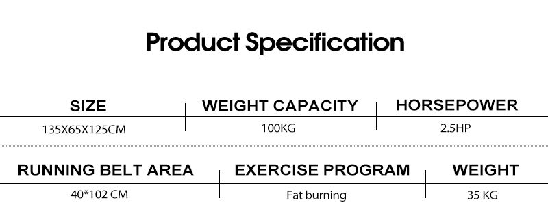 屋内折りたたみ式のBluetooth電動トレッドミル