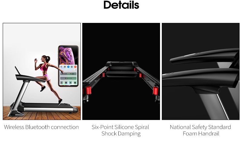 屋内折りたたみ式のBluetooth電動トレッドミル