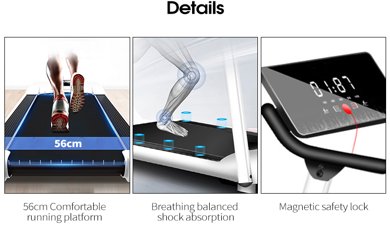 ハンドル付きの多機能ポータブルウォーキングパッド