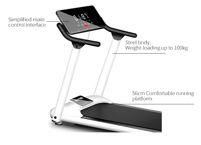 ハンドル付きの多機能ポータブルウォーキングパッド
