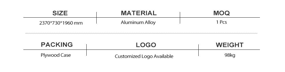 アルミニウム合金半高さピラティス改革者