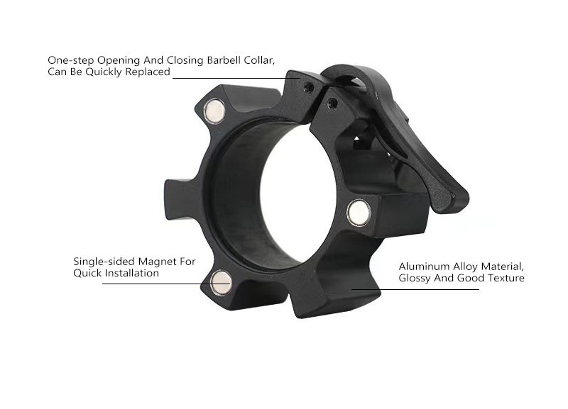 磁気アルミニウムバーベルクランプ
