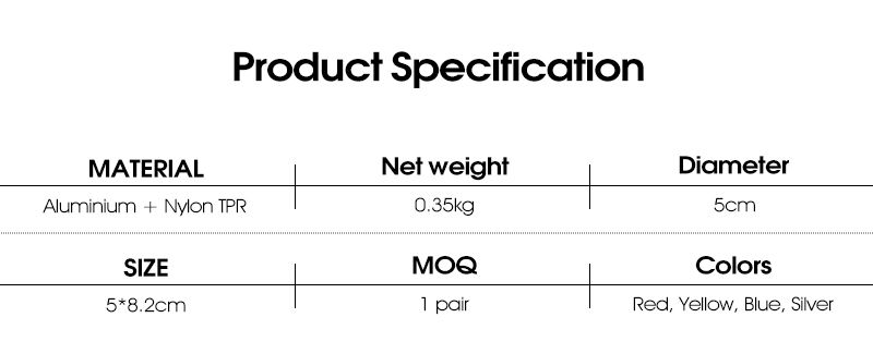 アルミニウムオリンピックバーベルカラー