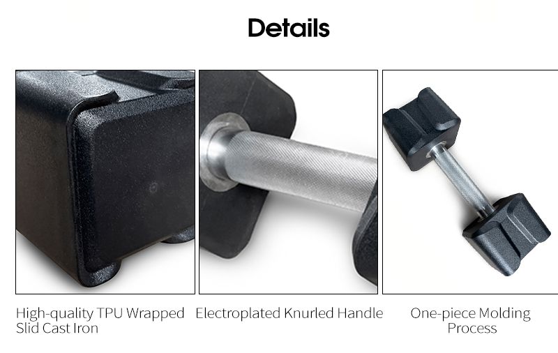 TPUラバーコーティングダンベル