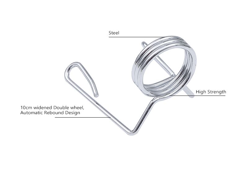 バーベルダンベルウェイトバーのスプリングロックカラークリップ