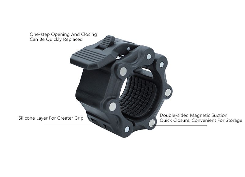 卸売プラスチック磁気オリンピックバーベルカラー
