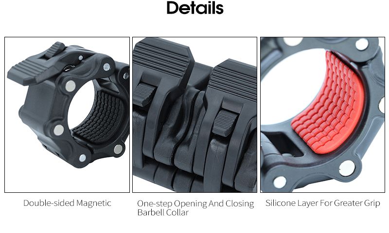 卸売プラスチック磁気オリンピックバーベルカラー