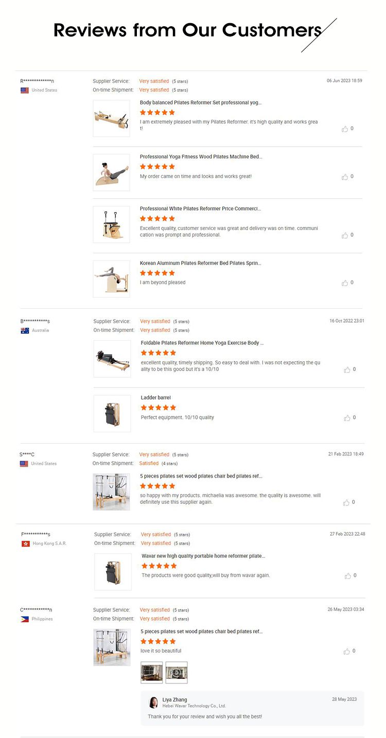 折りたたみ可能なアルミニウムピラティス改革者ボディビルディング高品質の商業使用